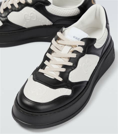 gucci swarovski sneakers|Gucci gg embossed leather sneakers.